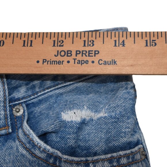 Levi’s 94 Baggy Ripped Jeans Light Wash Distressed Knees W26 Y2K Grunge 90s - Picture 8 of 10